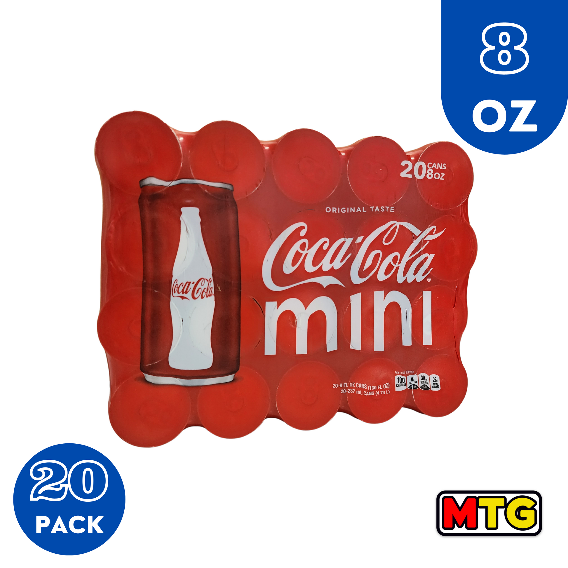 Refresco Coca Cola - Mini 8oz (Caja 20 latas) – Morovis To Go